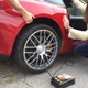 Illustration for article titled How to Fix a Mercedes-AMG Tire With No Tools in the Middle of Nowhere